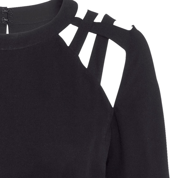 H&M black chiffon jumpsuit - Picture 2 of 2